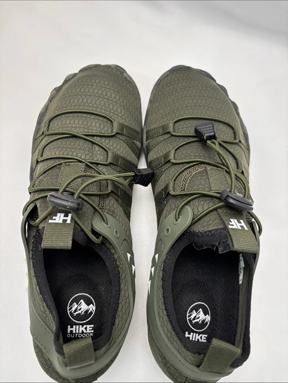 Hike Outdoors Olive Green Men’s / Women Sz40 Athletic‎ Sneakers #350